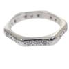 no brand  #9(JP Size) ring Pt850Platinum/diamond Women