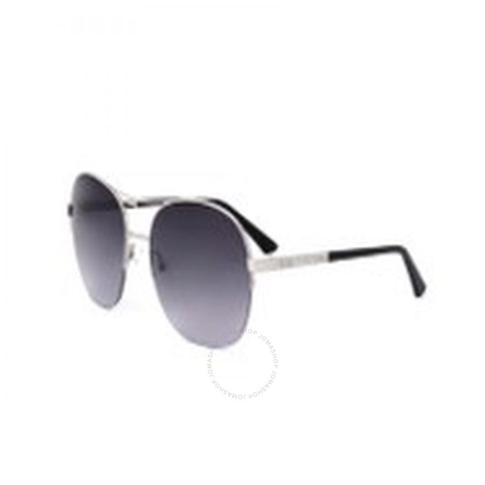 

Guess Factory Smoke Gradient Round Ladies Sunglasses Gf6123 10b 59
