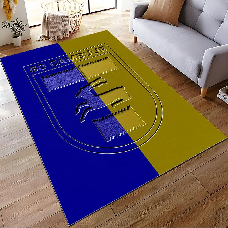 Tappeto Design Logo SC Cambuur adatto come tappetino antiscivolo per il divano del soggiorno o della camera da letto