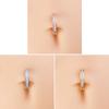 Belly Button Ring Simple Design Belly Button Belly Piercing Jewelry Stainless Steel Material Body Jewelry for Woman Girl