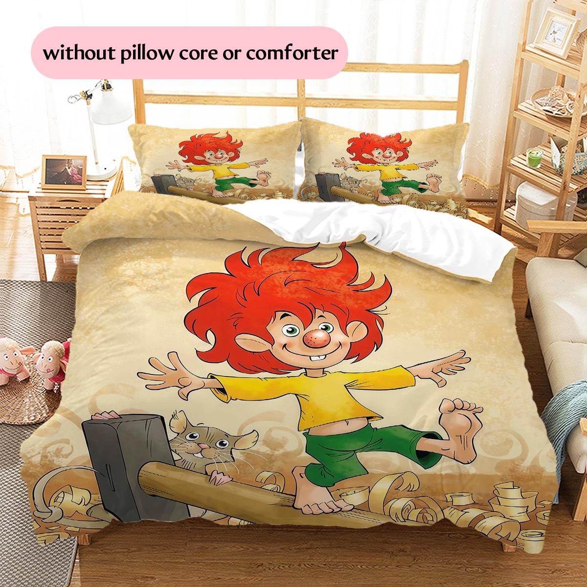 Pumuckl Raksta Gultasveļas Segu Komplekts Mājas