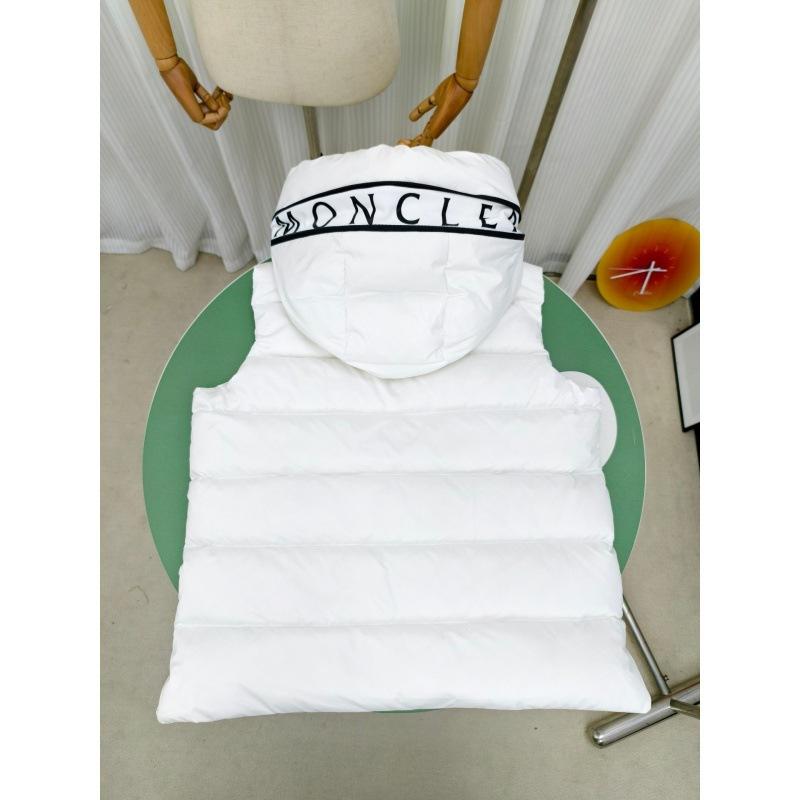 Mengjia new door kunckles fashion hat zipper letter vest down vest down vest