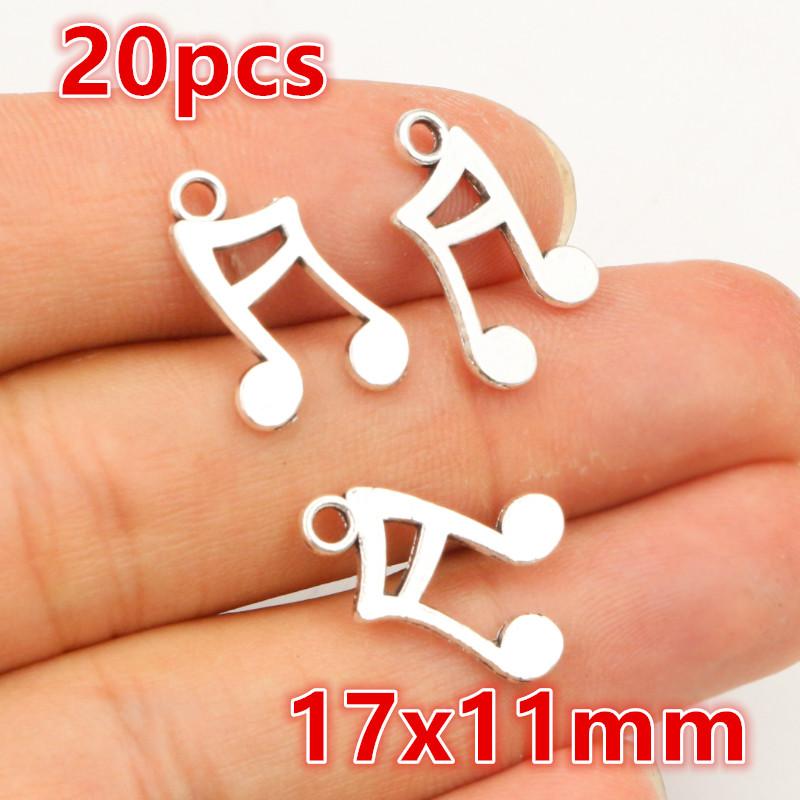 

10-40pcs Alloy Metal Music Note Charms Pendants DIY Jewelry Making Accessories Findings for Necklace Earrings Bracelets