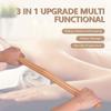 Wooden Scraping Stick   Sha Tool Massage Tool Physiotherapy with Double Bevel Ergonomic Handle for Body Muscle Recovery Lymphatic Drainage
