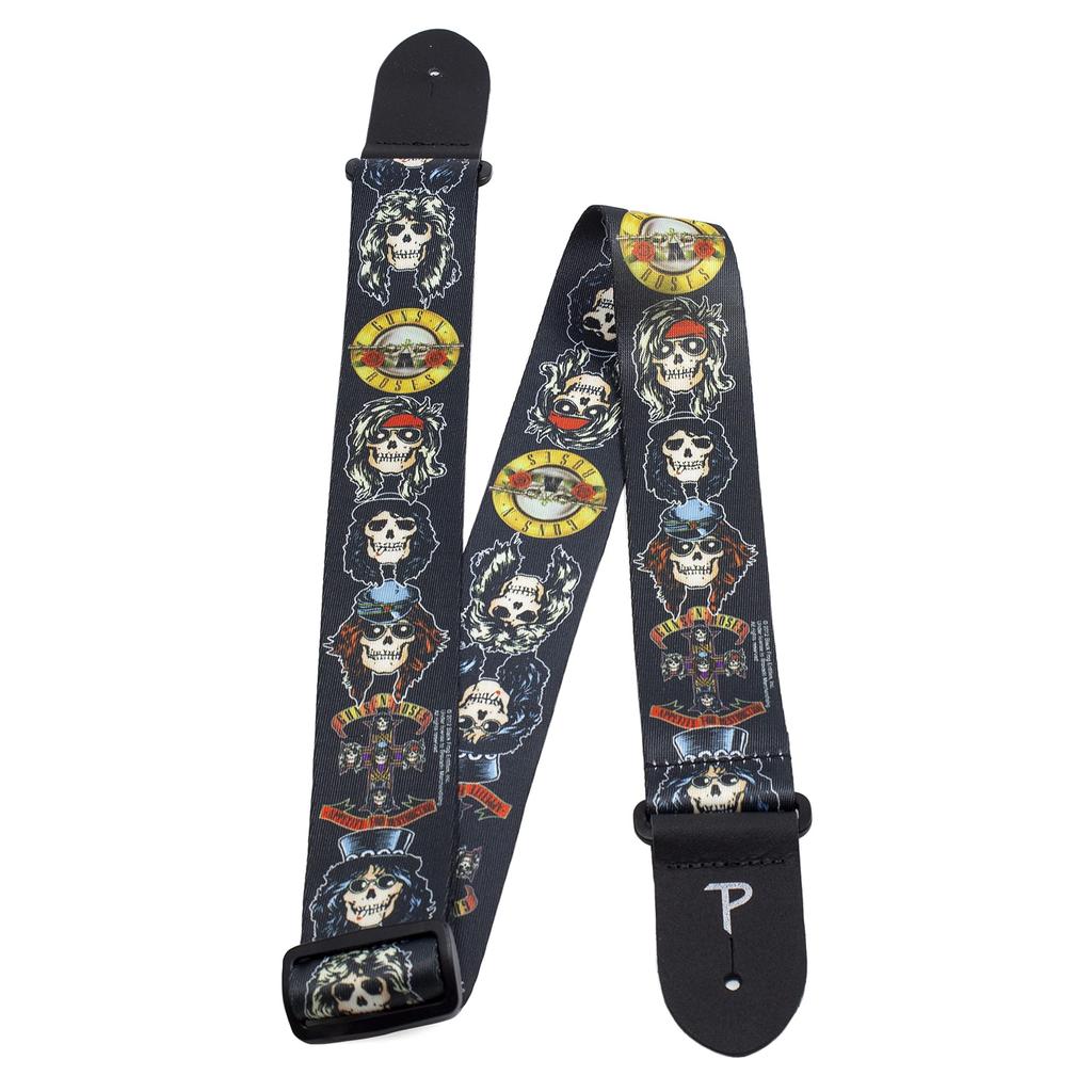 Poly Strap Roses Guitar Perri’s LPCP-6012 2" (Guns N' Strap)