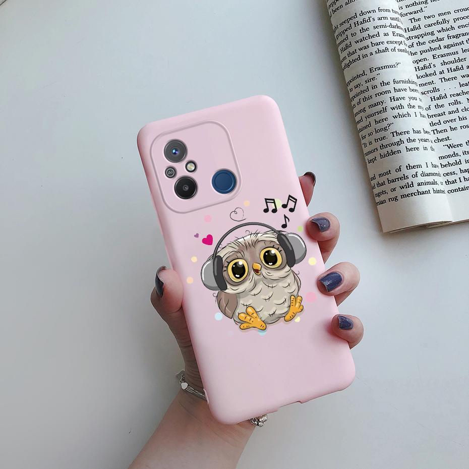 For Xiaomi Redmi 12C Case Cute Love Heart Phone Case Bumper Back Shockproof Soft TPU Cover For Redmi 12C 12 C Case Fundas 6.71''