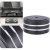 4 Stück Schwingungsdämpfende Fußpads aus Aluminiumlegierung, Vibrationsdämpfer, Bodenschutz, Stoßdämpfer-Fußpads für Lautsprecher, CD-Verstärker