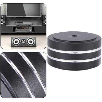 4PCS Shock Absorbing Foot Pad Aluminum Alloy Vibration Damper Floor Protector Shock Absorber Foot Pad for Speakers CD Amplifier