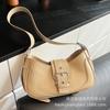 Bag Women's Spring Summer 2025 New Fashion Niche One Shoulder Underarm Bag This Year's Popular Crossbody Baguette Bag