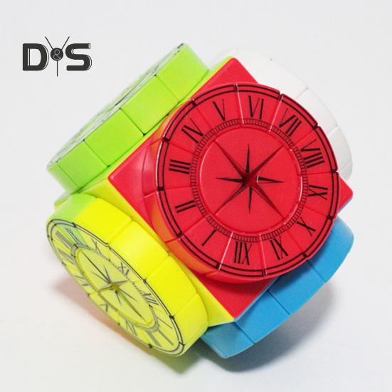 Time Machine Speed Cube UV Tisk Bez nálepek Číslovaná kostka Trénink koncentrace Přenosná Děti Dospělí Začátečníci Vzdělávací Puzzle Kostka Hračka