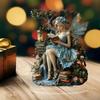 2D Bohemian Fairy Elves Decoration, Flat Acrylic Decor Art Craft, Elf Sign Tabletop Ornament