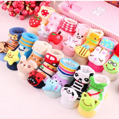 Baby Socks Toy Slipper Girls Boy Newborn Accessories Anti Slip Toddlers Gift Clothes Kids Infant Stuff Children With Bell Animal