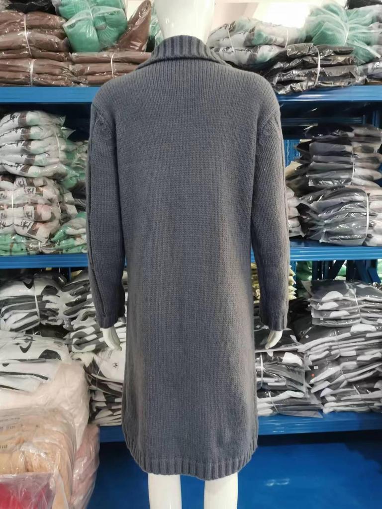 Europäischer & Amerikanischer Damen Plus Size Strickjacke Pullover Mantel - Neue Mode Strickwaren 2026