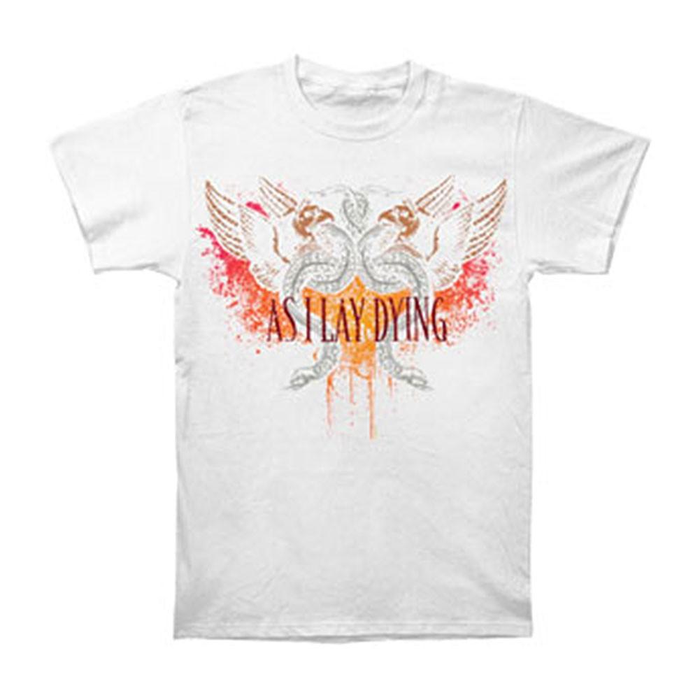 Boys  As I Lay Dying Snakes Slim Fit T-shirt Youth Medium White 3XL