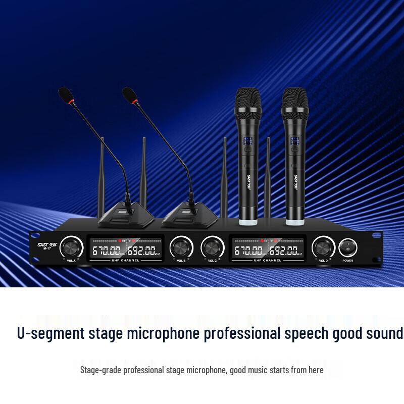 SAST Conference Room Wireless Audio System with 4 Microphones (CN Version)