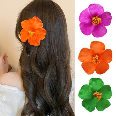 Damen Haarspange Imitationsblumenform Sommer Dekorative Haarnadel EVA
