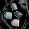 Elegant Compact Ceramic Tea Canister with Seal - Exquisite High-Grade Storage for Pu'er and More.