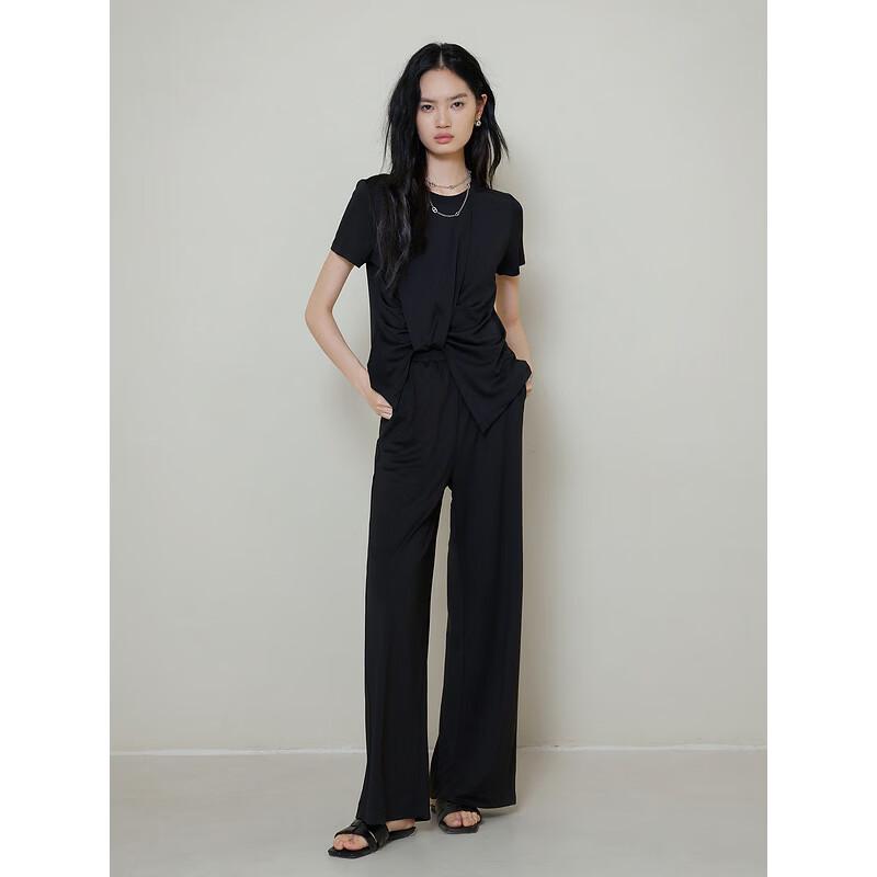 Ladies  Lyocell Blend Slim-Fit Long Pants XL