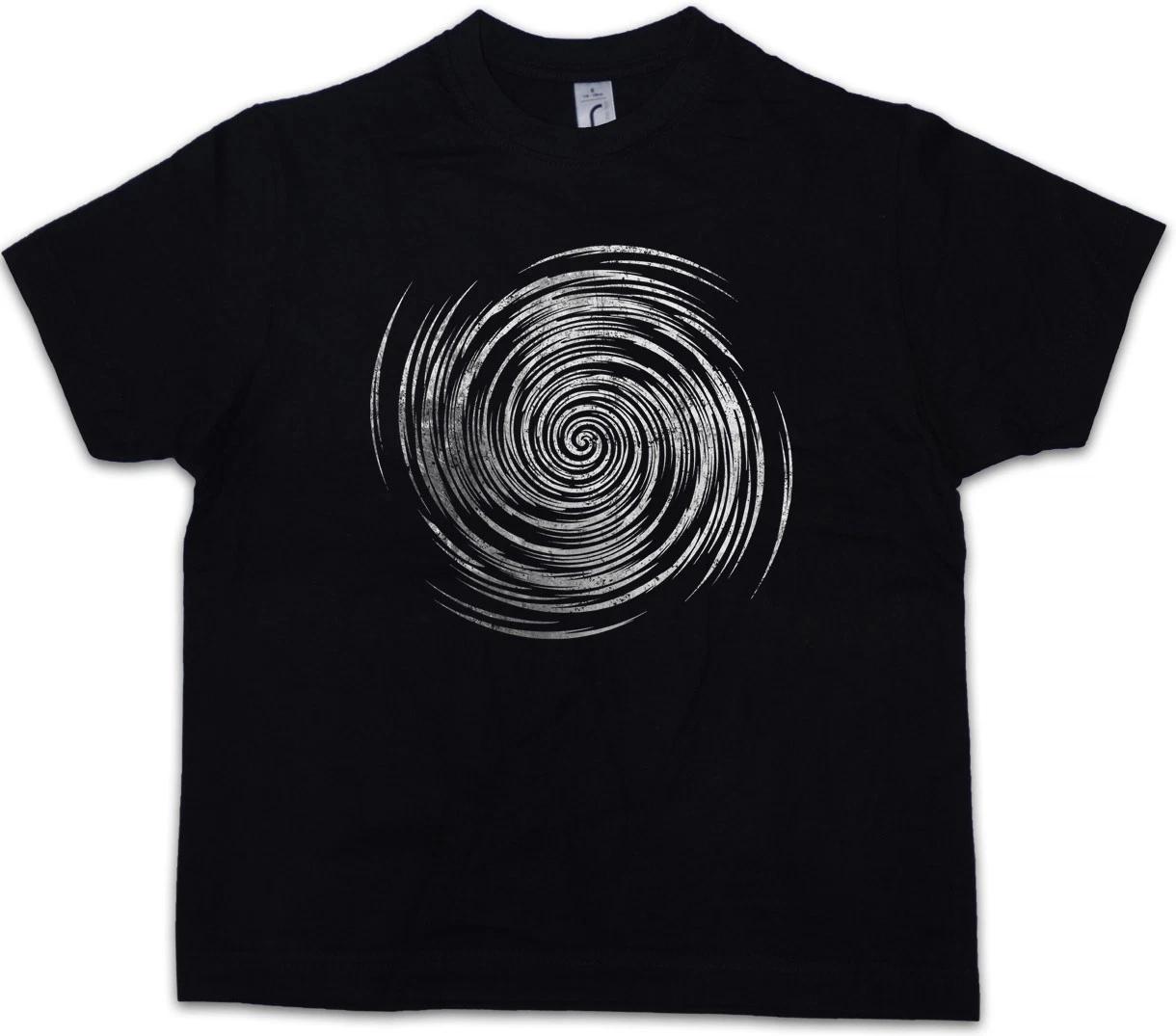 HYPNO SPIRAL III Kids Boys kids boys T-Shirt Labyrinth Mystic Hypnotic Esoterik Circle 160