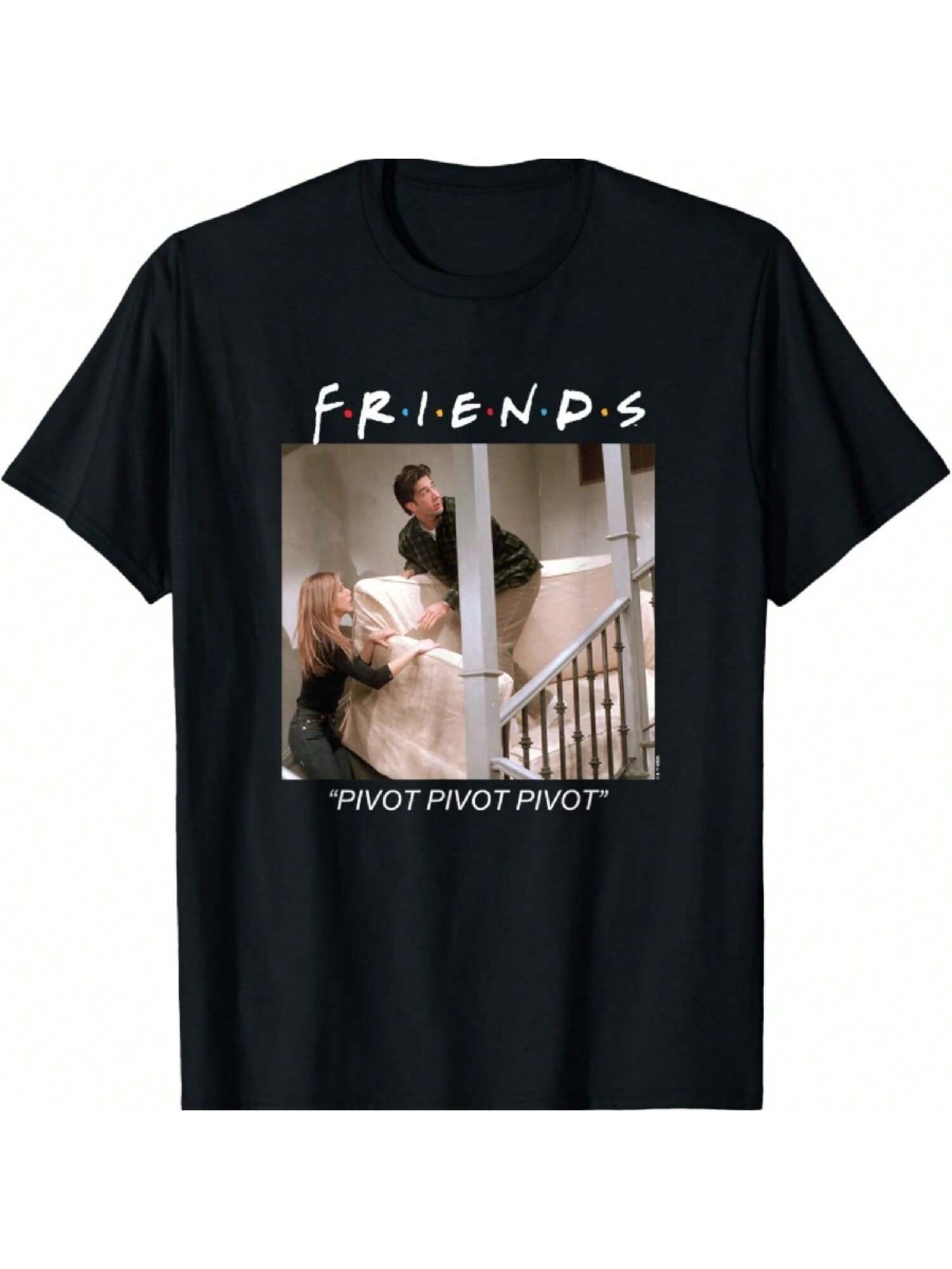 

Friends Rachel Ross Pivot Pivot Pivot Iconic Big Chest Shot T-Shirt S