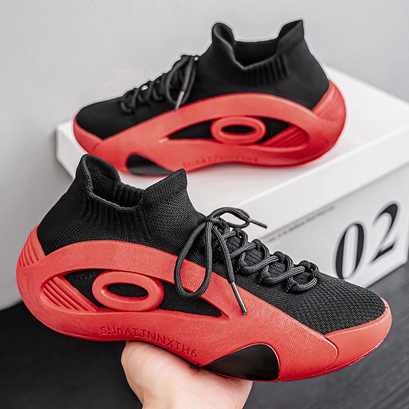 Premium Plus Size Men's Summer Mesh Running Shoes - Breathable, Versatile, Thick Sole Casual Sneakers