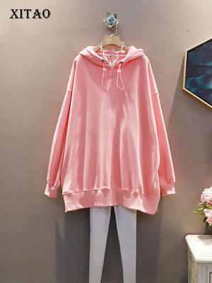 Lässiges Damen-Sweatshirt, lockerer Pullover, modisches Kapuzenoberteil WMD2700
