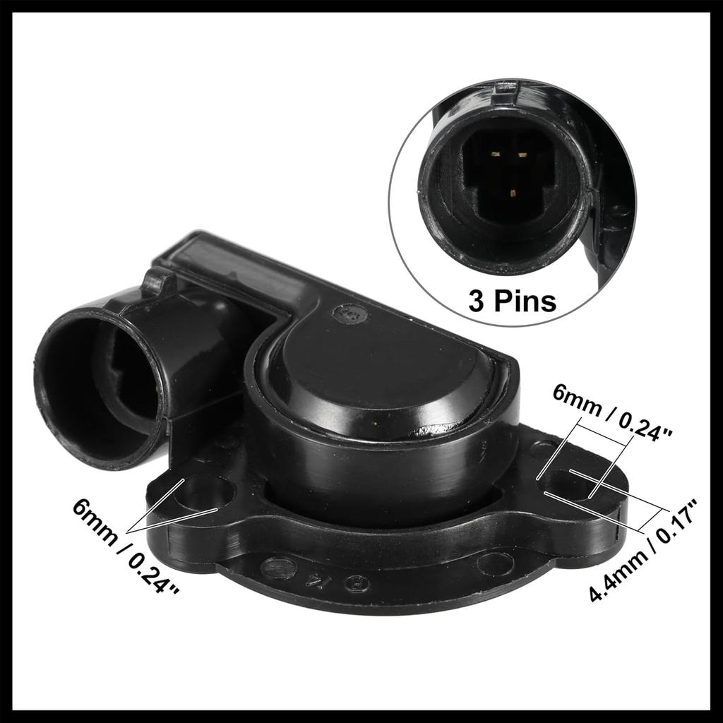 Throttle Position Sensor TPS Replacement 17106681 for Chevy C1500 C2500 C3500 Pickup 4.3L 5.0L 5.7L 7.4L 1988-1995 for Chevy Camaro 5.0L 1991-1992