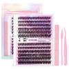 Diy Segmented False Eyelashes 12 Rows Large Capacity Glue Tweezers Set Combination Eyelashes