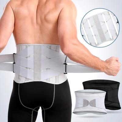 Back Support Lower Back Bracket - Men's Waist Support Belt Keeps Your Spine Straight