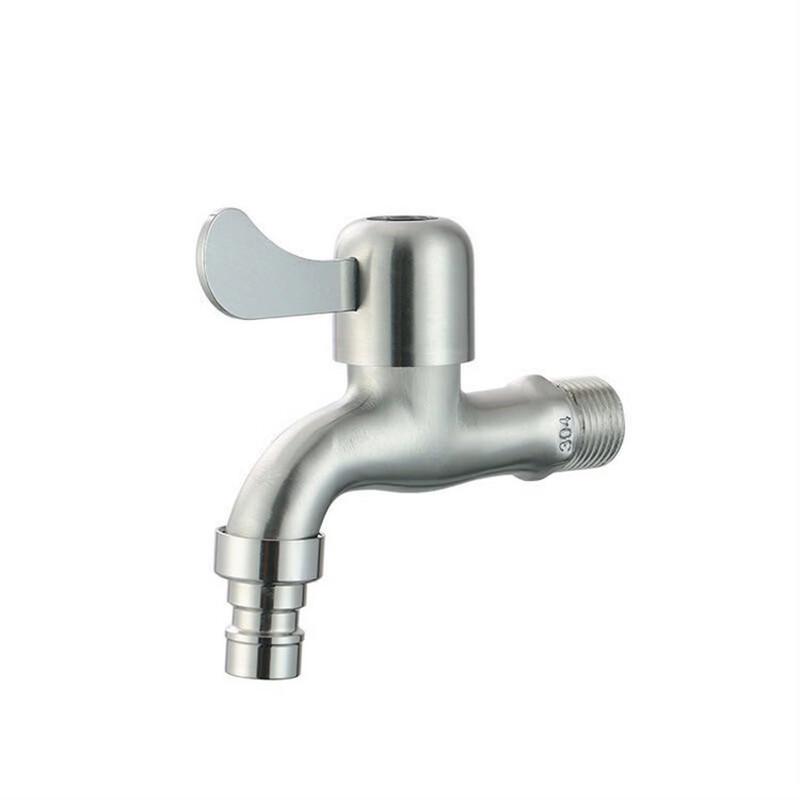 TLXT 304 Stainless Steel Single Cold Washing Machine Faucet