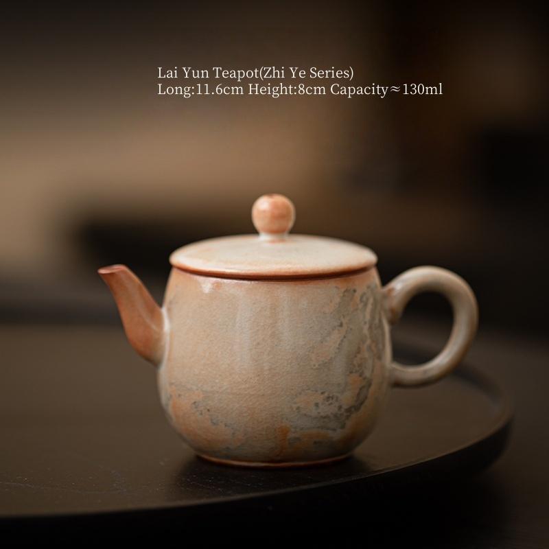 Chinese Retro Style Zhiye Fired Ceramic Tea Pot Kung Fu Tea Set Home And Office Tea Brewing Ceramic Tea Marker Tea Ceremony