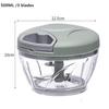 500/900ML Manual Meat Mincer Garlic Chopper Hand Pull Press Crusher Vegetable Grinder Chili Onion Cutter Kitchen Cooking Tools