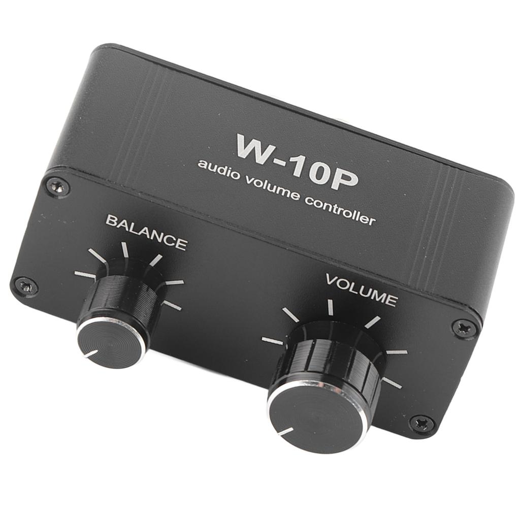 Sound Amplifier Noise Reduction 3.5mm AUX RCA Jack Music Controller Stereo Volume Adjuster for Headphone Speaker