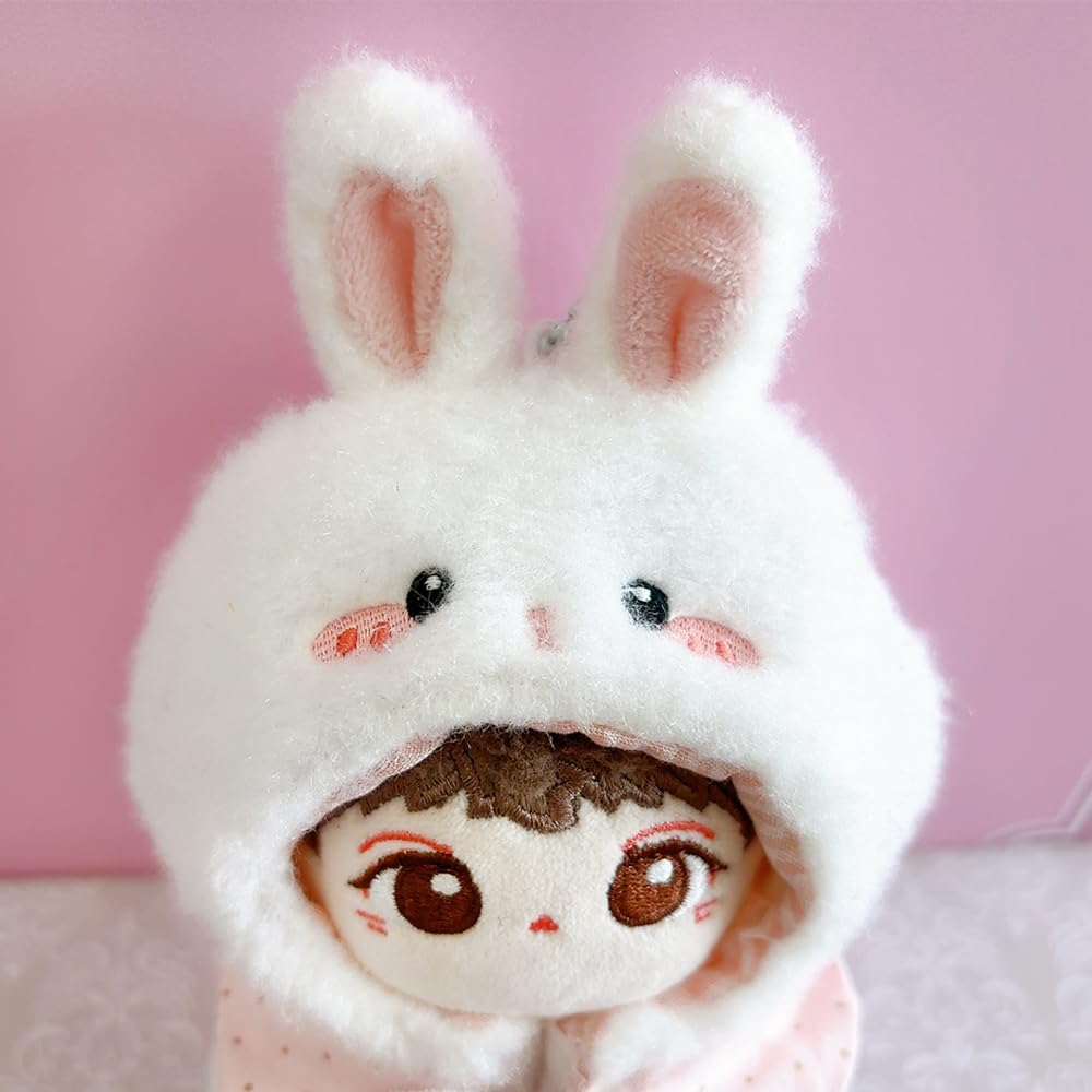 3D Plush Kigurumi Rabbit Costume for 10cm Plush Toys, Kigurumi Accessories, Otaku Activities, Doll Mascot, Kpopdoll Costume [Used]