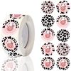 500pcs Cute Dairy Cow Paper Stickers Birthday Party Decoration 1st Birthday Baby Shower Party Supplies Envelope Sealing Sticker