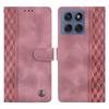 For Motorola Edge 60 Fusion 5G/Edge 60 5G Leather Case Imprinted Checkered Pattern Wallet Stand Flip Phone Cover