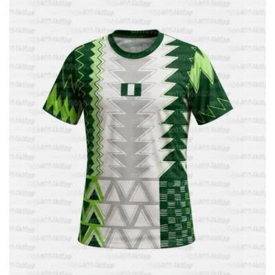 Nieuw Voetbalshirt Nigeria 2026 Uitshirt Mannen Vrouwen Shirts Sport Casual 3D Geprint Ademend Sneldrogend Oversized Kleding