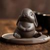 Figurine Bunny Statue Animal Sculpture Collectibles Tea Table Decor Ornament for Office Bedroom Home