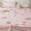 Cartoon Cute Pattern Cooling Fitted Sheet Single Natural Latex Fabric Soft Cushion for Bedding Slow Rebound Non-Slip Mattress