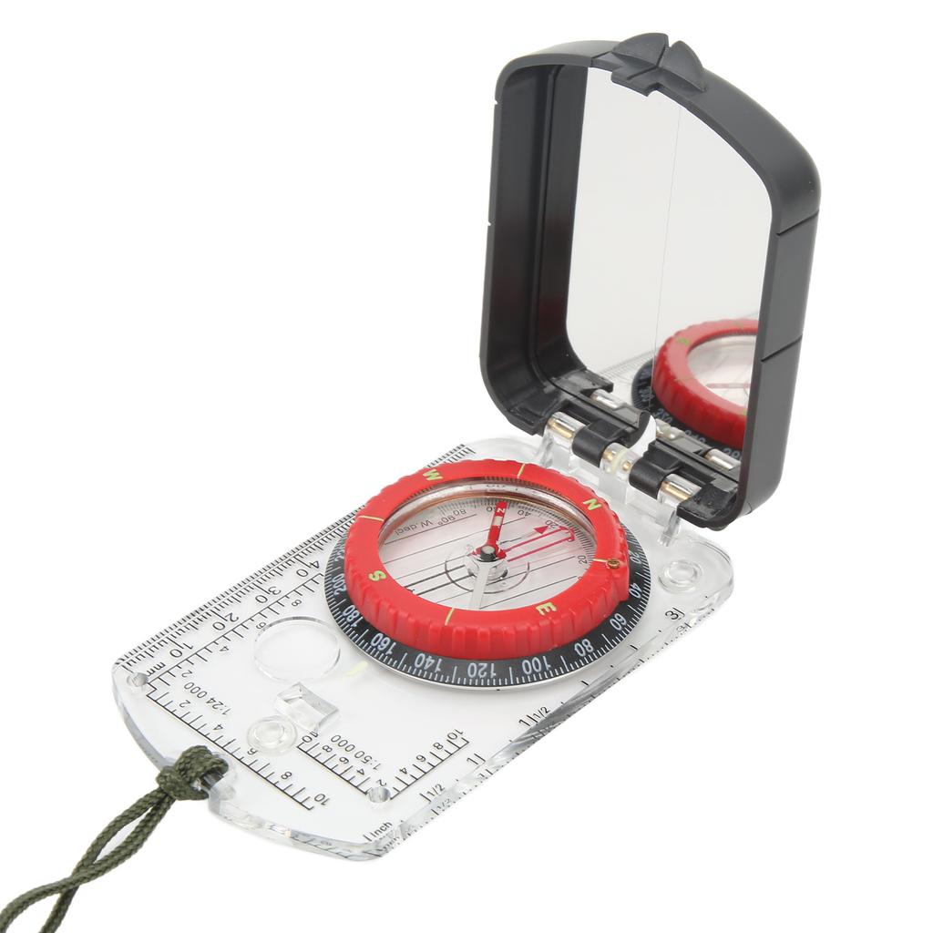 Multifunctional Card Compass Portable Map Directional Compass Outdoor Adventure Equipment