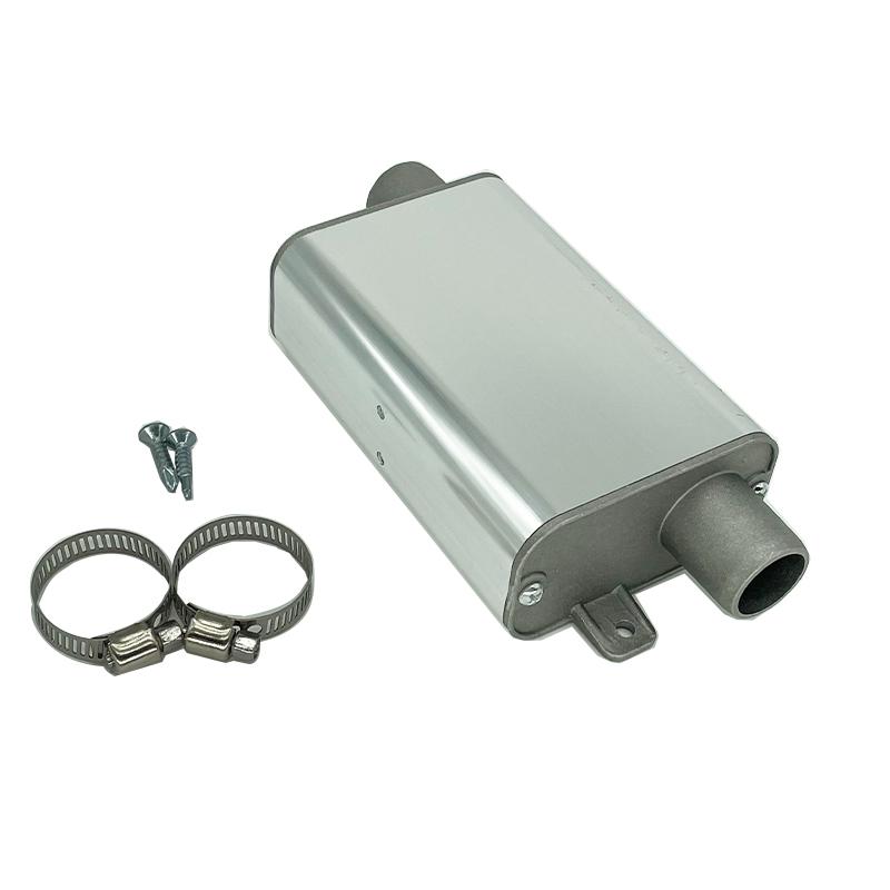 Small Size 24mm Muffler Silencer S Curved Air Diesel Parking Heater Exhaust Pipe Aluminum Alloy For Car Truck Camper VAN RV