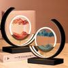 LED Table Lamp Quicksand 3D Craft Dynamic Natural Landscape Creative Flowing Sand Picture Moving Sand Art