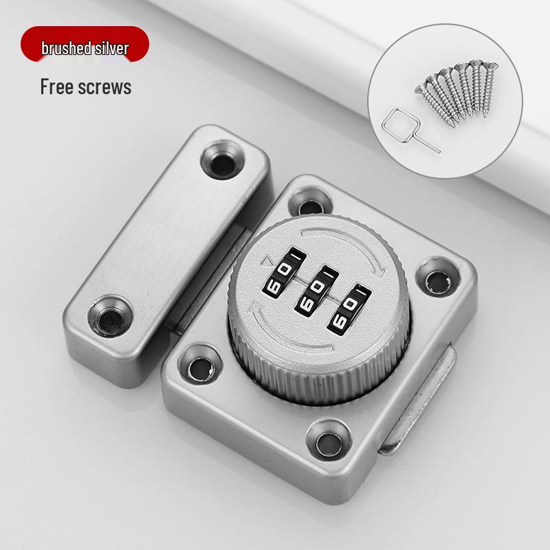 Thickened No-Drill Password Lock for Cabinet Doors and Drawers