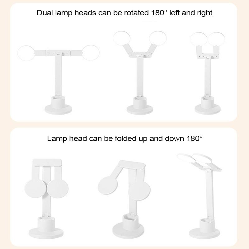 LED stolná lampa Ochrana očí Dotyková stmievateľná LED stolná lampa Študentská izba Spálňa Čítanie USB nabíjateľná stolná lampa