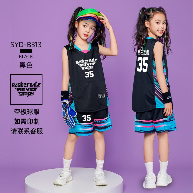 Children's Basketball Jersey Set Boys' Jersey Elementary School Team Game Sports Training Jersey Printed Jersey