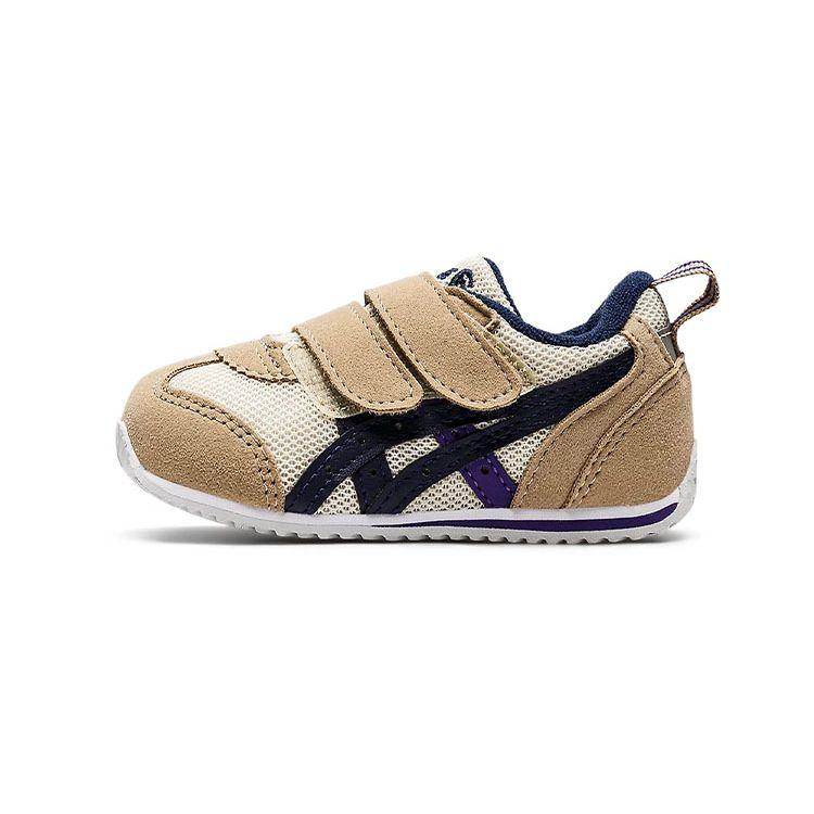 Asics Idaho Baby 4 Low Top Durable Running Shoes Baby Shoes Brown Black 1144A235-200