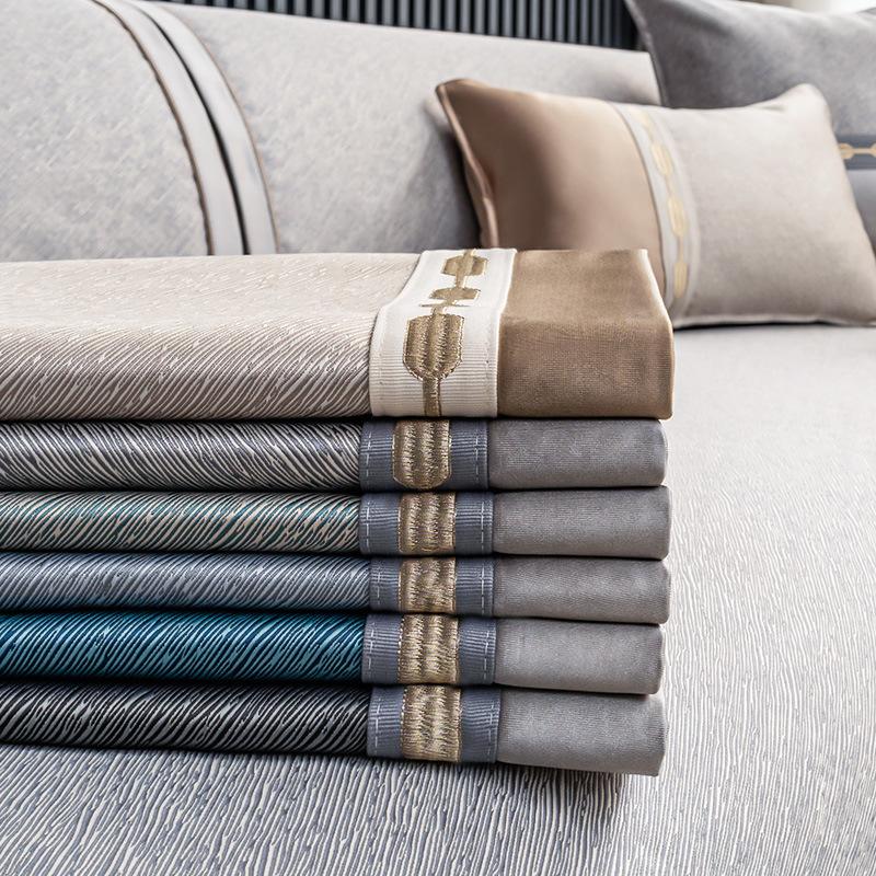 Anti-Cat Scratch Sofa Cushion Light Luxury Modern High-End Four Seasons Universal Back Towel Cover Cloth Cushion Sofa Cover Cushion