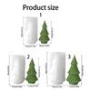Flexible Holiday Tree Casting Mould for Candle Making, Christmas Decorations, Gypsum Craft and Epoxy Resin Projects