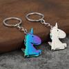 Unicorn Keychain Pendant Lightweight Metal Keychain Portable Bag Charms Creative Decorative Keyring for Bags And Keys