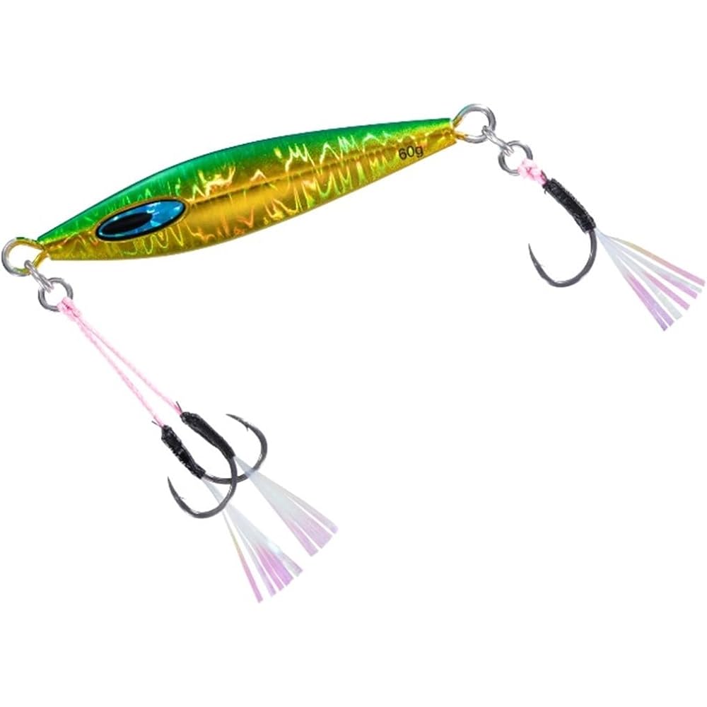 Daiwa Saltiga FK Jig TG SLJ 60g MG Green Gold Fishing Tackle